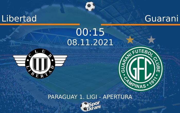 08 Kasım 2021 Libertad vs Guarani maçı Hangi Kanalda Saat Kaçta Yayınlanacak? 08 Kasım 2021 Libertad vs Guarani maçı Hangi Kanalda Saat Kaçta Yayınlanacak?