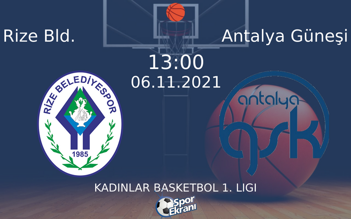 06 Kasım 2021 Rize Bld. vs Antalya Güneşi maçı Hangi Kanalda Saat Kaçta Yayınlanacak? 06 Kasım 2021 Rize Bld. vs Antalya Güneşi maçı Hangi Kanalda Saat Kaçta Yayınlanacak?