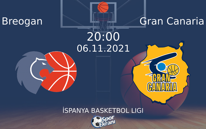 06 Kasım 2021 Breogan vs Gran Canaria maçı Hangi Kanalda Saat Kaçta Yayınlanacak? 06 Kasım 2021 Breogan vs Gran Canaria maçı Hangi Kanalda Saat Kaçta Yayınlanacak?