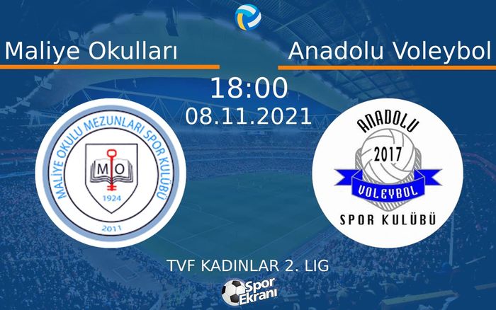 08 Kasım 2021 Maliye Okulları vs Anadolu Voleybol maçı Hangi Kanalda Saat Kaçta Yayınlanacak? 08 Kasım 2021 Maliye Okulları vs Anadolu Voleybol maçı Hangi Kanalda Saat Kaçta Yayınlanacak?