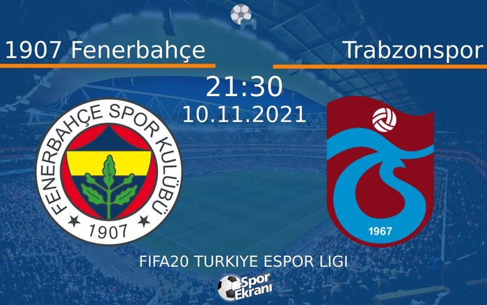 10 Kasım 2021 1907 Fenerbahçe vs Trabzonspor maçı Hangi Kanalda Saat Kaçta Yayınlanacak? 10 Kasım 2021 1907 Fenerbahçe vs Trabzonspor maçı Hangi Kanalda Saat Kaçta Yayınlanacak?