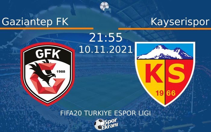 10 Kasım 2021 Gaziantep FK vs Kayserispor maçı Hangi Kanalda Saat Kaçta Yayınlanacak? 10 Kasım 2021 Gaziantep FK vs Kayserispor maçı Hangi Kanalda Saat Kaçta Yayınlanacak?