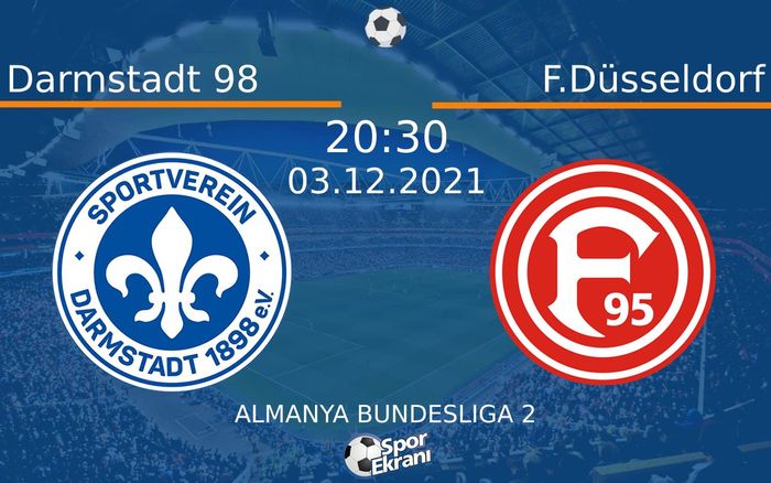 03 Aralık 2021 Darmstadt 98 vs F.Düsseldorf maçı Hangi Kanalda Saat Kaçta Yayınlanacak? 03 Aralık 2021 Darmstadt 98 vs F.Düsseldorf maçı Hangi Kanalda Saat Kaçta Yayınlanacak?