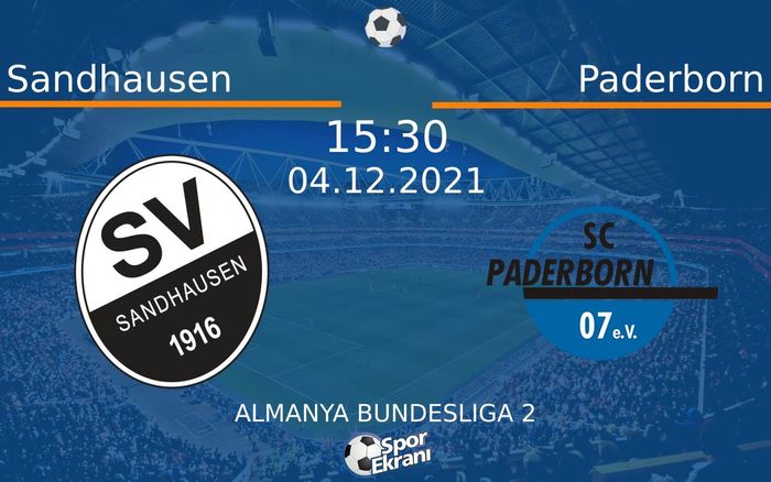 04 Aralık 2021 Sandhausen vs Paderborn maçı Hangi Kanalda Saat Kaçta Yayınlanacak? 04 Aralık 2021 Sandhausen vs Paderborn maçı Hangi Kanalda Saat Kaçta Yayınlanacak?