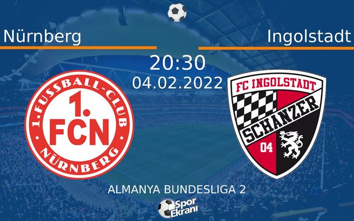 04 Şubat 2022 Nürnberg vs Ingolstadt maçı Hangi Kanalda Saat Kaçta Yayınlanacak? 04 Şubat 2022 Nürnberg vs Ingolstadt maçı Hangi Kanalda Saat Kaçta Yayınlanacak?