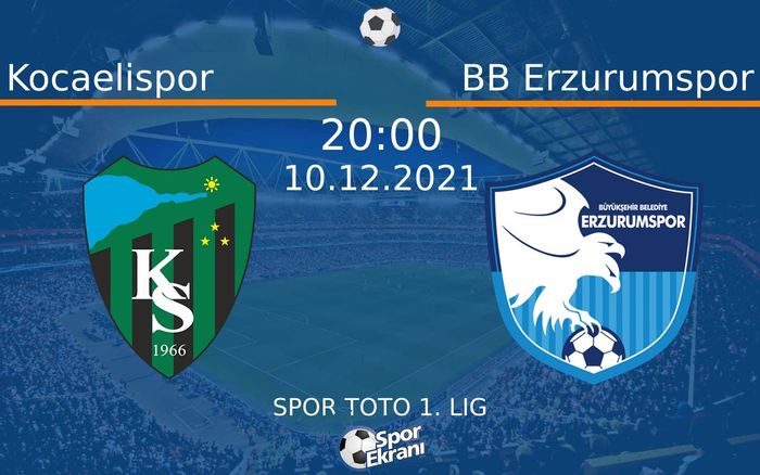 10 Aralık 2021 Kocaelispor vs BB Erzurumspor maçı Hangi Kanalda Saat Kaçta Yayınlanacak? 10 Aralık 2021 Kocaelispor vs BB Erzurumspor maçı Hangi Kanalda Saat Kaçta Yayınlanacak?