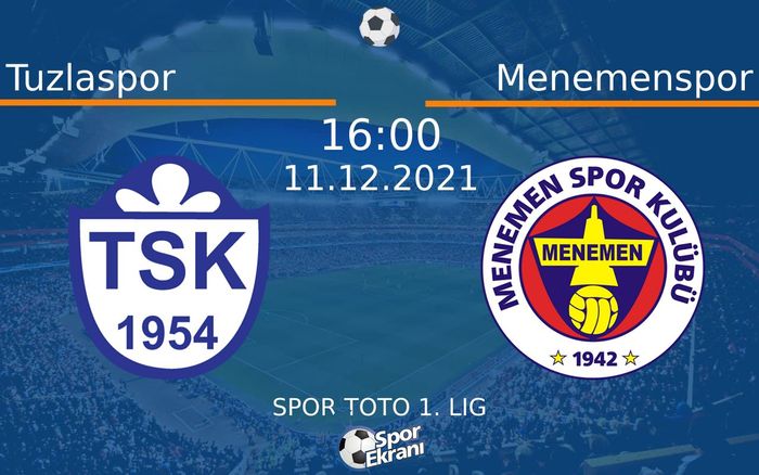 11 Aralık 2021 Tuzlaspor vs Menemenspor maçı Hangi Kanalda Saat Kaçta Yayınlanacak? 11 Aralık 2021 Tuzlaspor vs Menemenspor maçı Hangi Kanalda Saat Kaçta Yayınlanacak?