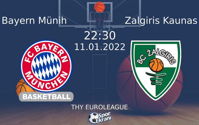 11 Ocak 2022 Bayern Münih vs Zalgiris Kaunas maçı Hangi Kanalda Saat Kaçta Yayınlanacak? 11 Ocak 2022 Bayern Münih vs Zalgiris Kaunas maçı Hangi Kanalda Saat Kaçta Yayınlanacak?