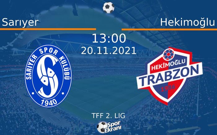 20 Kasım 2021 Sarıyer vs Hekimoğlu maçı Hangi Kanalda Saat Kaçta Yayınlanacak? 20 Kasım 2021 Sarıyer vs Hekimoğlu maçı Hangi Kanalda Saat Kaçta Yayınlanacak?