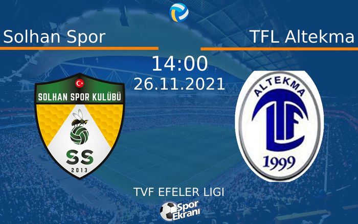 26 Kasım 2021 Solhan Spor vs TFL Altekma maçı Hangi Kanalda Saat Kaçta Yayınlanacak? 26 Kasım 2021 Solhan Spor vs TFL Altekma maçı Hangi Kanalda Saat Kaçta Yayınlanacak?