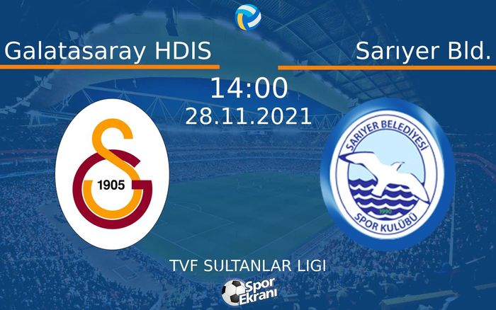 28 Kasım 2021 Galatasaray HDIS vs Sarıyer Bld. maçı Hangi Kanalda Saat Kaçta Yayınlanacak? 28 Kasım 2021 Galatasaray HDIS vs Sarıyer Bld. maçı Hangi Kanalda Saat Kaçta Yayınlanacak?