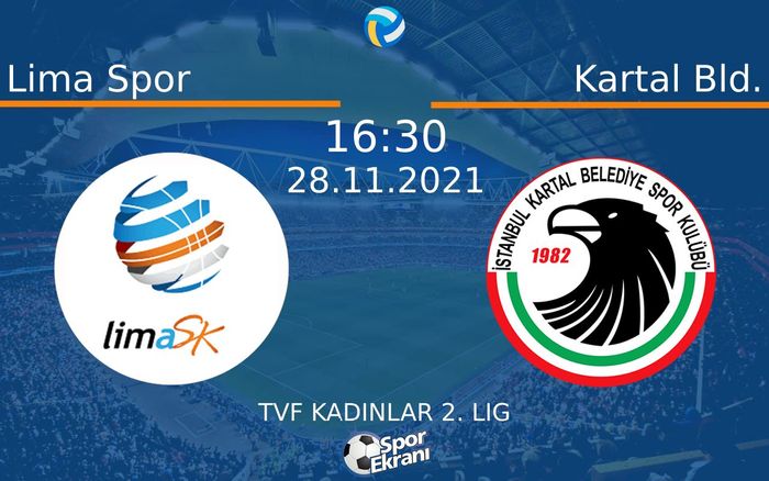 28 Kasım 2021 Lima Spor vs Kartal Bld. maçı Hangi Kanalda Saat Kaçta Yayınlanacak? 28 Kasım 2021 Lima Spor vs Kartal Bld. maçı Hangi Kanalda Saat Kaçta Yayınlanacak?