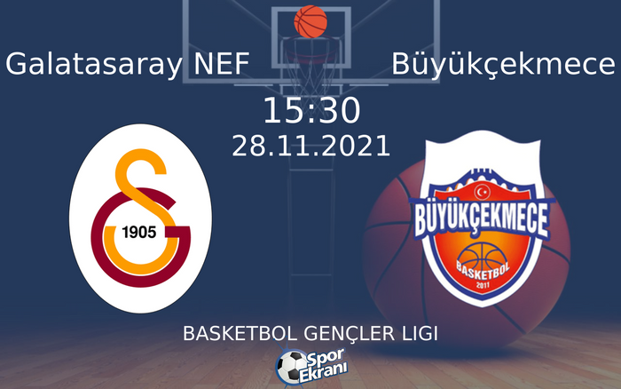 28 Kasım 2021 Galatasaray NEF vs Büyükçekmece maçı Hangi Kanalda Saat Kaçta Yayınlanacak? 28 Kasım 2021 Galatasaray NEF vs Büyükçekmece maçı Hangi Kanalda Saat Kaçta Yayınlanacak?