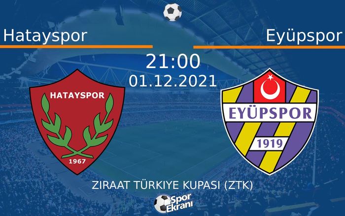 01 Aralık 2021 Hatayspor vs Eyüpspor maçı Hangi Kanalda Saat Kaçta Yayınlanacak? 01 Aralık 2021 Hatayspor vs Eyüpspor maçı Hangi Kanalda Saat Kaçta Yayınlanacak?