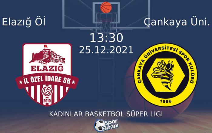 25 Aralık 2021 Elazığ Öİ vs Çankaya Üni. maçı Hangi Kanalda Saat Kaçta Yayınlanacak? 25 Aralık 2021 Elazığ Öİ vs Çankaya Üni. maçı Hangi Kanalda Saat Kaçta Yayınlanacak?