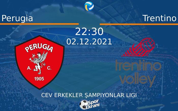 02 Aralık 2021 Perugia vs Trentino maçı Hangi Kanalda Saat Kaçta Yayınlanacak? 02 Aralık 2021 Perugia vs Trentino maçı Hangi Kanalda Saat Kaçta Yayınlanacak?