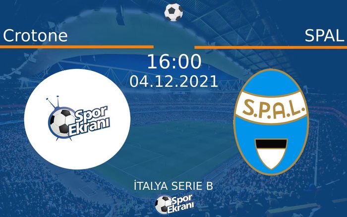 04 Aralık 2021 Crotone vs SPAL maçı Hangi Kanalda Saat Kaçta Yayınlanacak? 04 Aralık 2021 Crotone vs SPAL maçı Hangi Kanalda Saat Kaçta Yayınlanacak?
