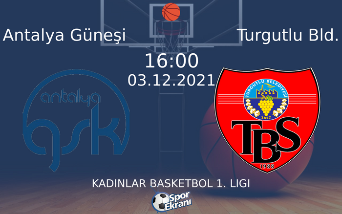 03 Aralık 2021 Antalya Güneşi vs Turgutlu Bld. maçı Hangi Kanalda Saat Kaçta Yayınlanacak? 03 Aralık 2021 Antalya Güneşi vs Turgutlu Bld. maçı Hangi Kanalda Saat Kaçta Yayınlanacak?