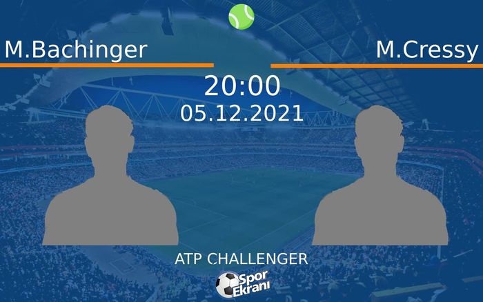 05 Aralık 2021 M.Bachinger vs M.Cressy maçı Hangi Kanalda Saat Kaçta Yayınlanacak? 05 Aralık 2021 M.Bachinger vs M.Cressy maçı Hangi Kanalda Saat Kaçta Yayınlanacak?
