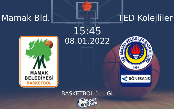 08 Ocak 2022 Mamak Bld. vs TED Kolejliler maçı Hangi Kanalda Saat Kaçta Yayınlanacak? 08 Ocak 2022 Mamak Bld. vs TED Kolejliler maçı Hangi Kanalda Saat Kaçta Yayınlanacak?