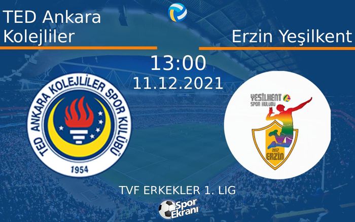 11 Aralık 2021 TED Ankara Kolejliler vs Erzin Yeşilkent maçı Hangi Kanalda Saat Kaçta Yayınlanacak? 11 Aralık 2021 TED Ankara Kolejliler vs Erzin Yeşilkent maçı Hangi Kanalda Saat Kaçta Yayınlanacak?