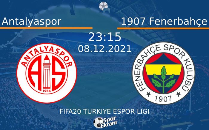 08 Aralık 2021 Antalyaspor vs 1907 Fenerbahçe maçı Hangi Kanalda Saat Kaçta Yayınlanacak? 08 Aralık 2021 Antalyaspor vs 1907 Fenerbahçe maçı Hangi Kanalda Saat Kaçta Yayınlanacak?