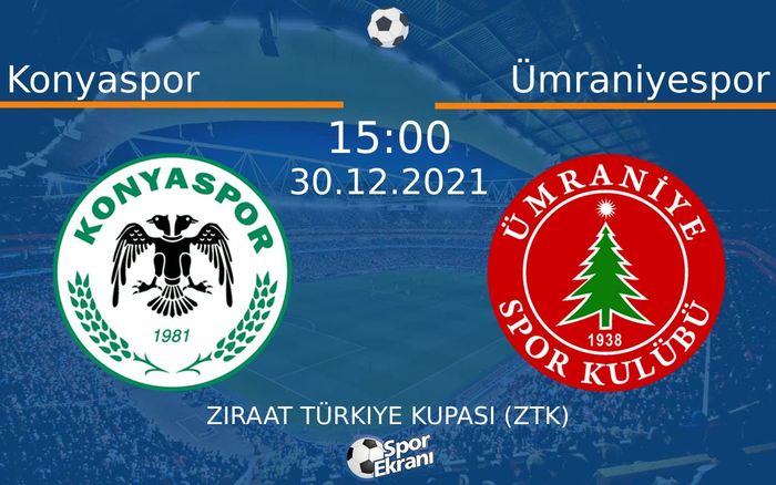 30 Aralık 2021 Konyaspor vs Ümraniyespor maçı Hangi Kanalda Saat Kaçta Yayınlanacak? 30 Aralık 2021 Konyaspor vs Ümraniyespor maçı Hangi Kanalda Saat Kaçta Yayınlanacak?