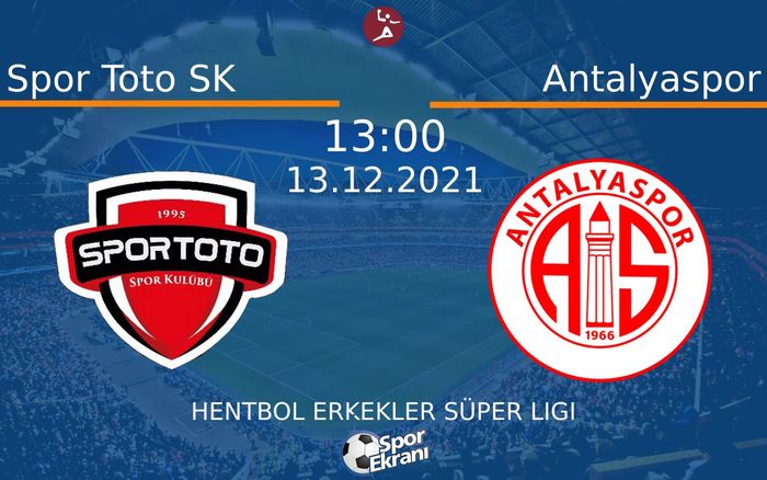 13 Aralık 2021 Spor Toto SK vs Antalyaspor maçı Hangi Kanalda Saat Kaçta Yayınlanacak? 13 Aralık 2021 Spor Toto SK vs Antalyaspor maçı Hangi Kanalda Saat Kaçta Yayınlanacak?