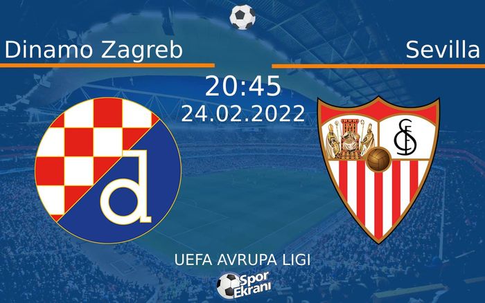 24 Şubat 2022 Dinamo Zagreb vs Sevilla maçı Hangi Kanalda Saat Kaçta Yayınlanacak? 24 Şubat 2022 Dinamo Zagreb vs Sevilla maçı Hangi Kanalda Saat Kaçta Yayınlanacak?