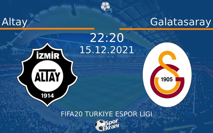 15 Aralık 2021 Altay vs Galatasaray maçı Hangi Kanalda Saat Kaçta Yayınlanacak? 15 Aralık 2021 Altay vs Galatasaray maçı Hangi Kanalda Saat Kaçta Yayınlanacak?