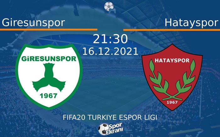 16 Aralık 2021 Giresunspor vs Hatayspor maçı Hangi Kanalda Saat Kaçta Yayınlanacak? 16 Aralık 2021 Giresunspor vs Hatayspor maçı Hangi Kanalda Saat Kaçta Yayınlanacak?