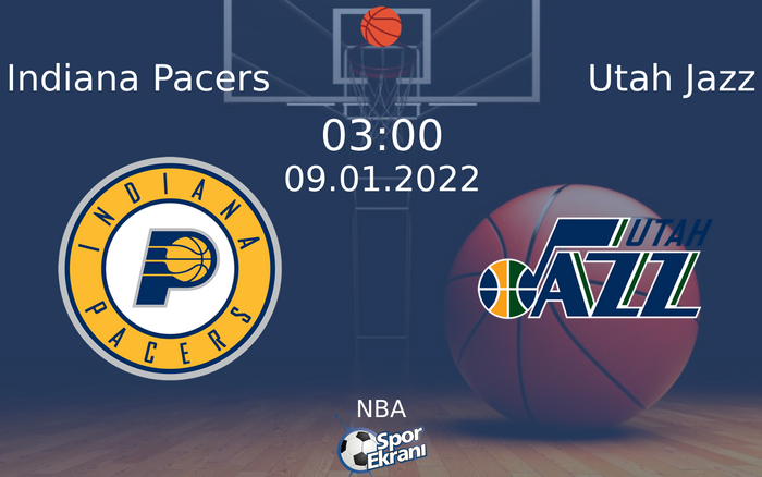 09 Ocak 2022 Indiana Pacers vs Utah Jazz maçı Hangi Kanalda Saat Kaçta Yayınlanacak? 09 Ocak 2022 Indiana Pacers vs Utah Jazz maçı Hangi Kanalda Saat Kaçta Yayınlanacak?