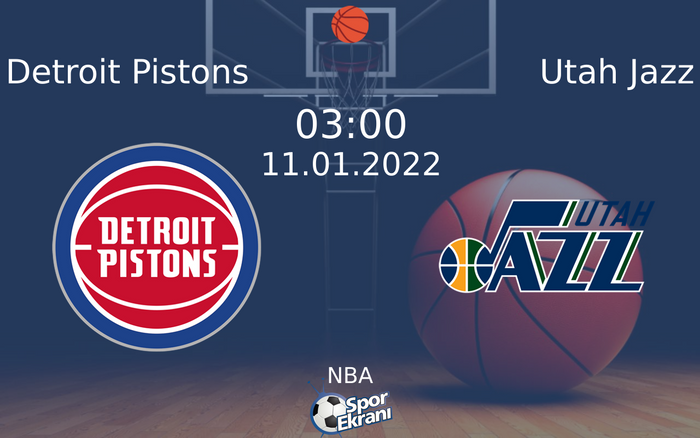 11 Ocak 2022 Detroit Pistons vs Utah Jazz maçı Hangi Kanalda Saat Kaçta Yayınlanacak? 11 Ocak 2022 Detroit Pistons vs Utah Jazz maçı Hangi Kanalda Saat Kaçta Yayınlanacak?