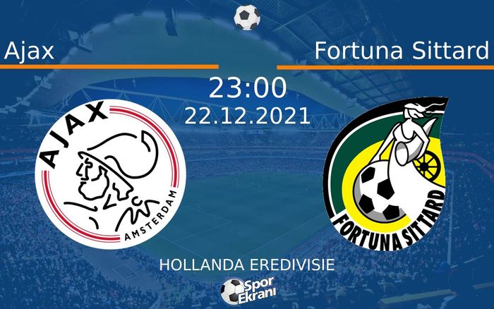 22 Aralık 2021 Ajax vs Fortuna Sittard maçı Hangi Kanalda Saat Kaçta Yayınlanacak? 22 Aralık 2021 Ajax vs Fortuna Sittard maçı Hangi Kanalda Saat Kaçta Yayınlanacak?