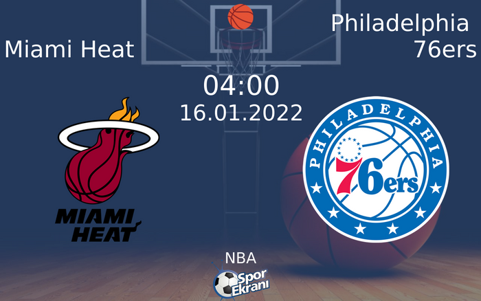 16 Ocak 2022 Miami Heat vs Philadelphia 76ers maçı Hangi Kanalda Saat Kaçta Yayınlanacak? 16 Ocak 2022 Miami Heat vs Philadelphia 76ers maçı Hangi Kanalda Saat Kaçta Yayınlanacak?