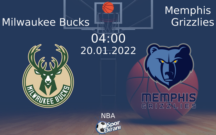 20 Ocak 2022 Milwaukee Bucks vs Memphis Grizzlies maçı Hangi Kanalda Saat Kaçta Yayınlanacak? 20 Ocak 2022 Milwaukee Bucks vs Memphis Grizzlies maçı Hangi Kanalda Saat Kaçta Yayınlanacak?