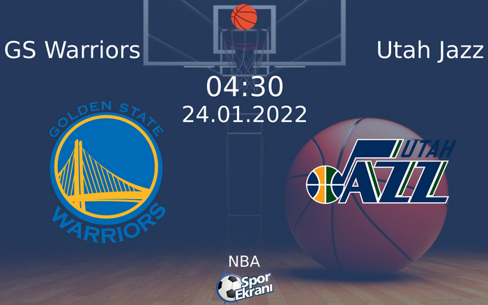 24 Ocak 2022 GS Warriors vs Utah Jazz maçı Hangi Kanalda Saat Kaçta Yayınlanacak? 24 Ocak 2022 GS Warriors vs Utah Jazz maçı Hangi Kanalda Saat Kaçta Yayınlanacak?