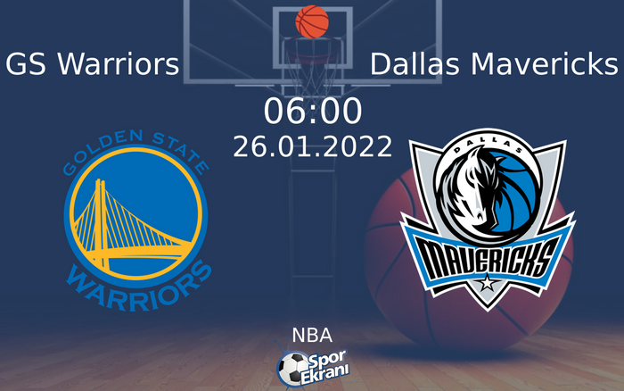 26 Ocak 2022 GS Warriors vs Dallas Mavericks maçı Hangi Kanalda Saat Kaçta Yayınlanacak? 26 Ocak 2022 GS Warriors vs Dallas Mavericks maçı Hangi Kanalda Saat Kaçta Yayınlanacak?