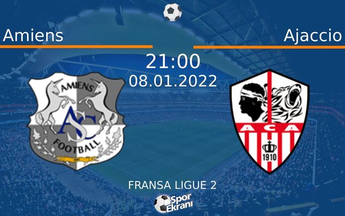 08 Ocak 2022 Amiens vs Ajaccio maçı Hangi Kanalda Saat Kaçta Yayınlanacak? 08 Ocak 2022 Amiens vs Ajaccio maçı Hangi Kanalda Saat Kaçta Yayınlanacak?
