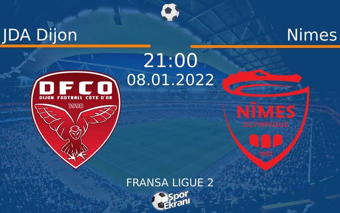 08 Ocak 2022 JDA Dijon vs Nimes maçı Hangi Kanalda Saat Kaçta Yayınlanacak? 08 Ocak 2022 JDA Dijon vs Nimes maçı Hangi Kanalda Saat Kaçta Yayınlanacak?