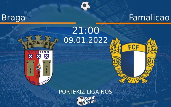 09 Ocak 2022 Braga vs Famalicao maçı Hangi Kanalda Saat Kaçta Yayınlanacak? 09 Ocak 2022 Braga vs Famalicao maçı Hangi Kanalda Saat Kaçta Yayınlanacak?