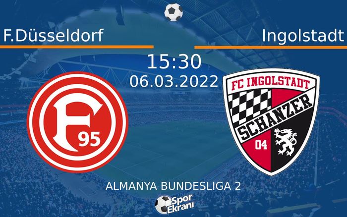 06 Mart 2022 F.Düsseldorf vs Ingolstadt maçı Hangi Kanalda Saat Kaçta Yayınlanacak? 06 Mart 2022 F.Düsseldorf vs Ingolstadt maçı Hangi Kanalda Saat Kaçta Yayınlanacak?