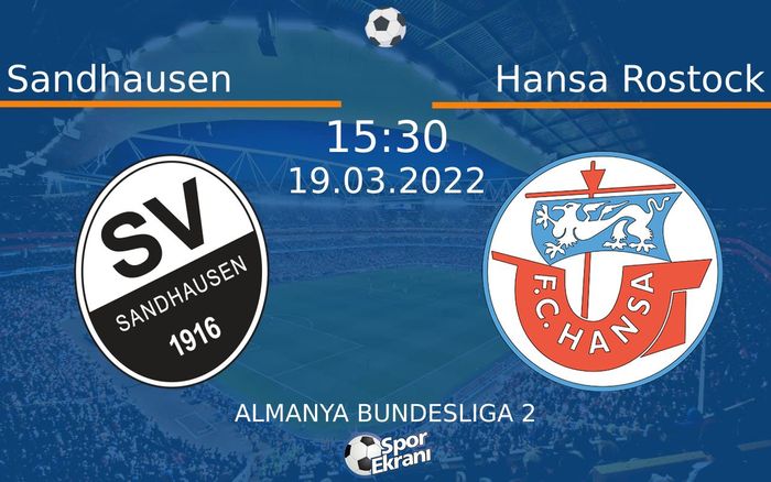 19 Mart 2022 Sandhausen vs Hansa Rostock maçı Hangi Kanalda Saat Kaçta Yayınlanacak? 19 Mart 2022 Sandhausen vs Hansa Rostock maçı Hangi Kanalda Saat Kaçta Yayınlanacak?