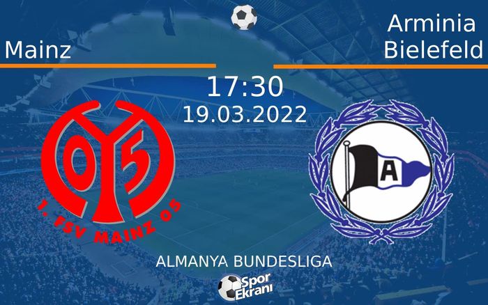 19 Mart 2022 Mainz vs Arminia Bielefeld maçı Hangi Kanalda Saat Kaçta Yayınlanacak? 19 Mart 2022 Mainz vs Arminia Bielefeld maçı Hangi Kanalda Saat Kaçta Yayınlanacak?