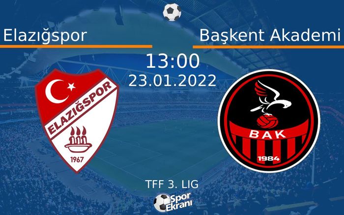 23 Ocak 2022 Elazığspor vs Başkent Akademi maçı Hangi Kanalda Saat Kaçta Yayınlanacak? 23 Ocak 2022 Elazığspor vs Başkent Akademi maçı Hangi Kanalda Saat Kaçta Yayınlanacak?
