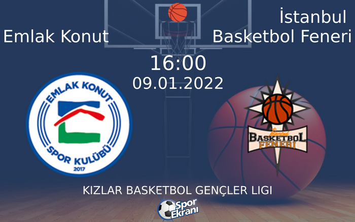 09 Ocak 2022 Emlak Konut vs İstanbul Basketbol Feneri maçı Hangi Kanalda Saat Kaçta Yayınlanacak? 09 Ocak 2022 Emlak Konut vs İstanbul Basketbol Feneri maçı Hangi Kanalda Saat Kaçta Yayınlanacak?