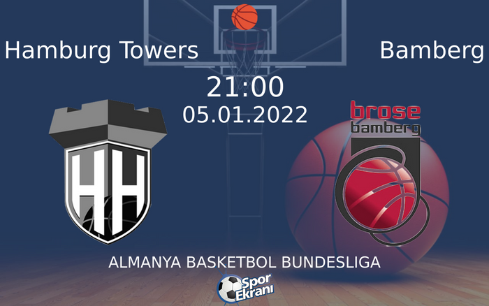 05 Ocak 2022 Hamburg Towers vs Bamberg maçı Hangi Kanalda Saat Kaçta Yayınlanacak? 05 Ocak 2022 Hamburg Towers vs Bamberg maçı Hangi Kanalda Saat Kaçta Yayınlanacak?