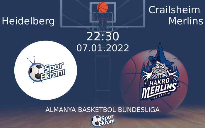 07 Ocak 2022 Heidelberg vs Crailsheim Merlins maçı Hangi Kanalda Saat Kaçta Yayınlanacak? 07 Ocak 2022 Heidelberg vs Crailsheim Merlins maçı Hangi Kanalda Saat Kaçta Yayınlanacak?