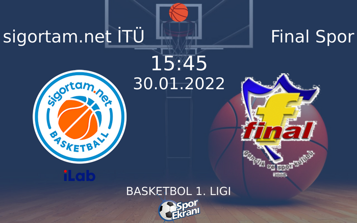 30 Ocak 2022 sigortam.net İTÜ vs Final Spor maçı Hangi Kanalda Saat Kaçta Yayınlanacak? 30 Ocak 2022 sigortam.net İTÜ vs Final Spor maçı Hangi Kanalda Saat Kaçta Yayınlanacak?