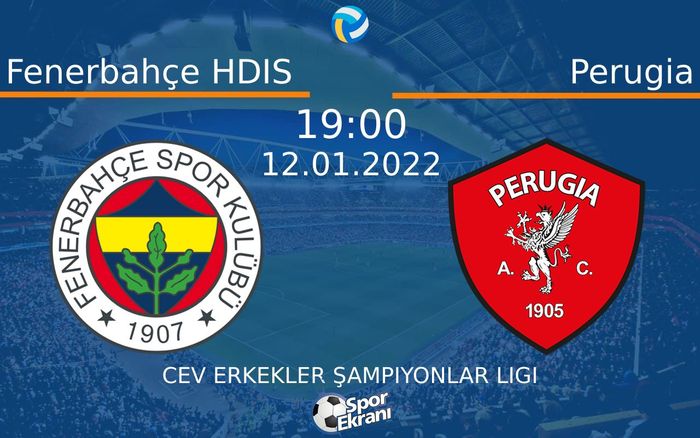12 Ocak 2022 Fenerbahçe HDIS vs Perugia maçı Hangi Kanalda Saat Kaçta Yayınlanacak? 12 Ocak 2022 Fenerbahçe HDIS vs Perugia maçı Hangi Kanalda Saat Kaçta Yayınlanacak?